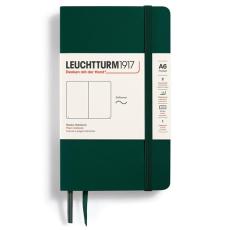 Anteckningsbok Leuchtturm1917 Soft A6 Forest Green olinjerad