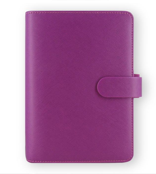 Filofax Saffiano Pocket hallonröd