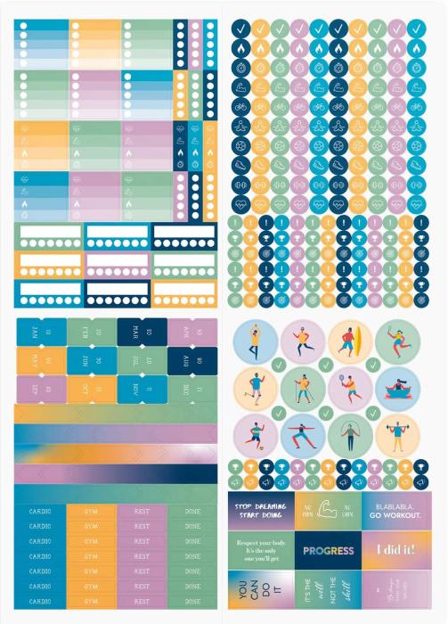 Wellness Stickers 