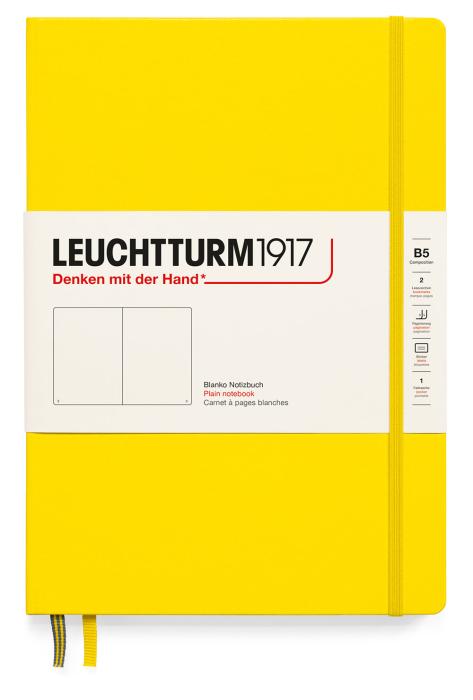 Leuchtturm Notebook B5 Hard 121s Lemon