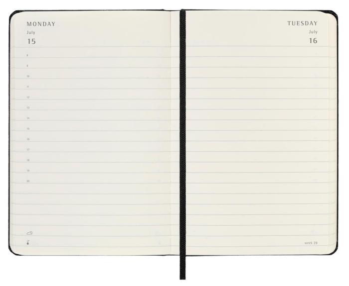 Moleskine Daily Black Hard Pocket 2024