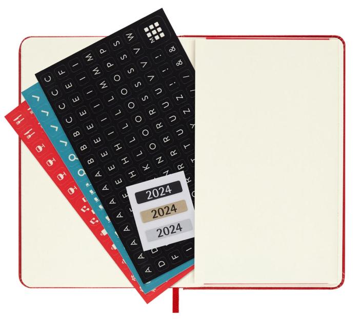 Moleskine Daily Red Hard Pocket 2024