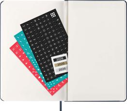 Kalender Moleskine Weekly Notebook Blue hard Large 2027