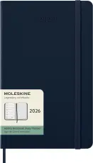 Kalender Moleskine Weekly Notebook Blue hard Large 2026