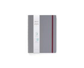 Filofax Notebook A4 linjerad Graphite