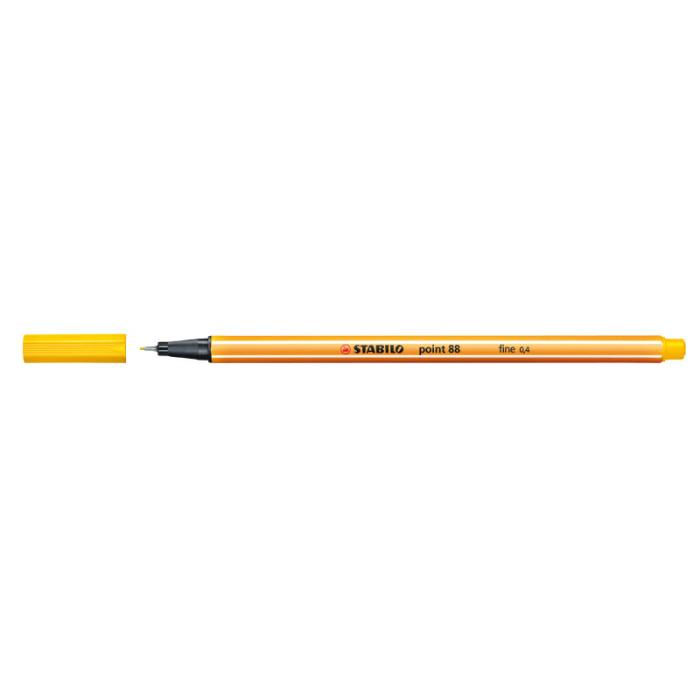 Fiberpenna Stabilo Point 88/44 Gul