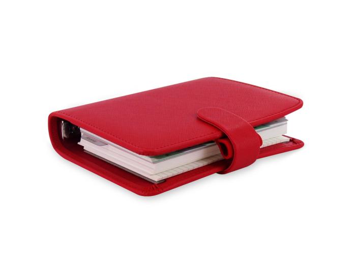 Filofax Filofax Saffiano Pocket röd utgått - Kalenderkungen.se