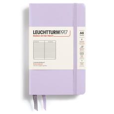 Leuchtturm A6 hard 185s Lilac linjerad