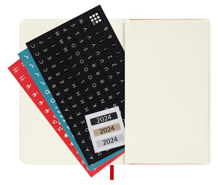Moleskine Daily Red Soft pocket 2024