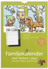 Familjekalender Stickers 2027
