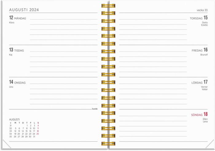 Kalender 2024-2025 Senator A6 Star