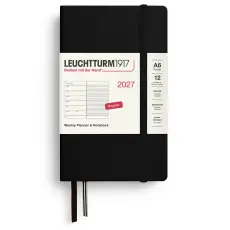Kalender Leuchtturm1917 A6 vecka/notes Black&nbsp;2027