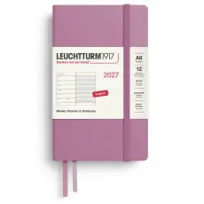 Kalender Leuchtturm1917 A6 vecka/notes Dusty Rose 2027