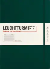 Leuchtturm Notebook A4+ hard Forest Green linjerad