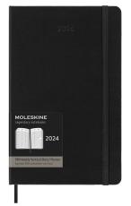 Moleskine Weekly Pro Vertical Svart hard large 2024