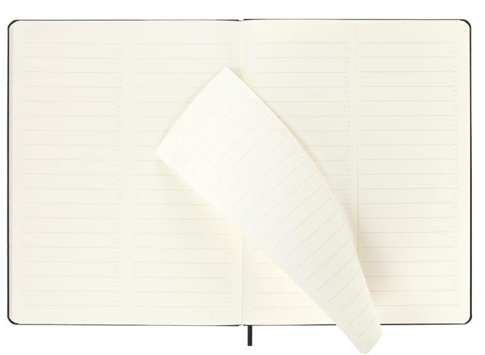 Moleskine Weekly Pro Vertical Svart hard XL 2024