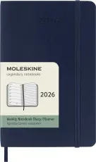 Kalender Moleskine Weekly Notebook Blue soft pocket 2026