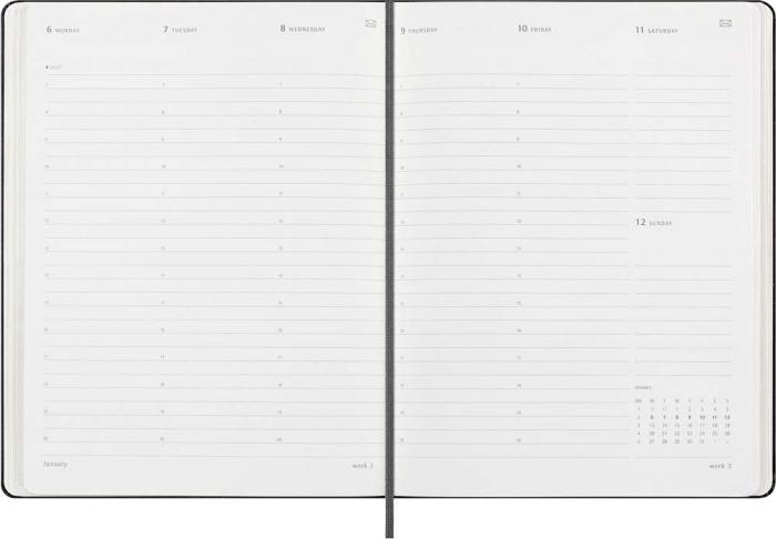 Moleskine M+ Plan Pro XL Black 2025