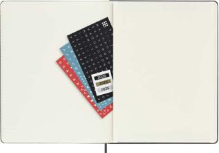 Kalender Moleskine Weekly Notebook Black hard XL 2027