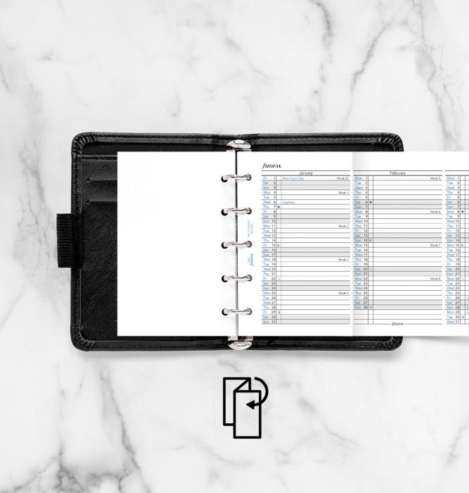 Filofax årsplan mini 2027