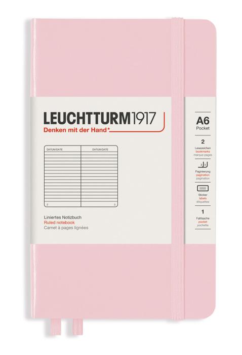 Leuchtturm A6 hard 185s Powder Ruled