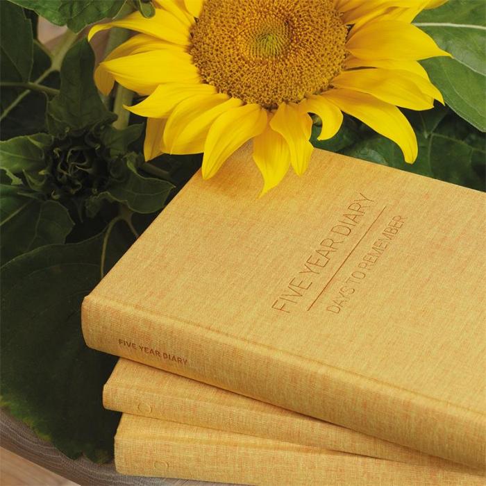 5 Year Journal A5 Sunflower