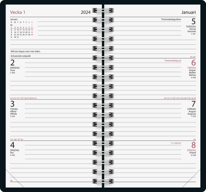 Fickkalender Classic 2024
