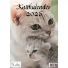 Kattkalender A4 2026 