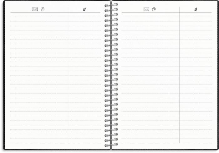 Liten Veckokalender Twist svart 2023