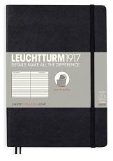 Leuchtturm Notebook A5 soft Black Ruled