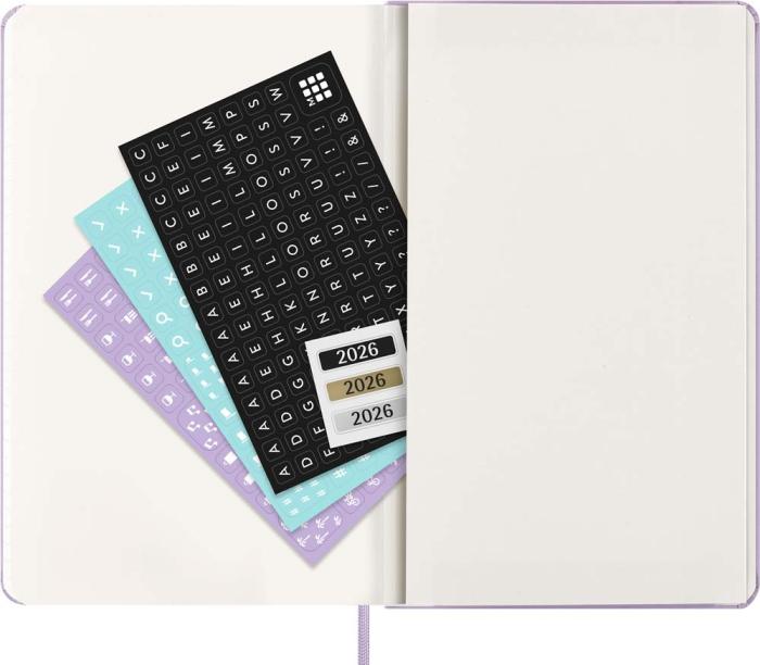 Kalender Moleskine Daily Lilac Hard Large 2026