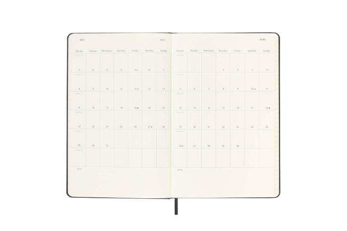 Moleskine Horizontal Weekly Large hard 22/23
