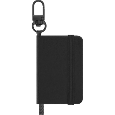 The Mini Moleskine Notebook Nyckelring Svart 