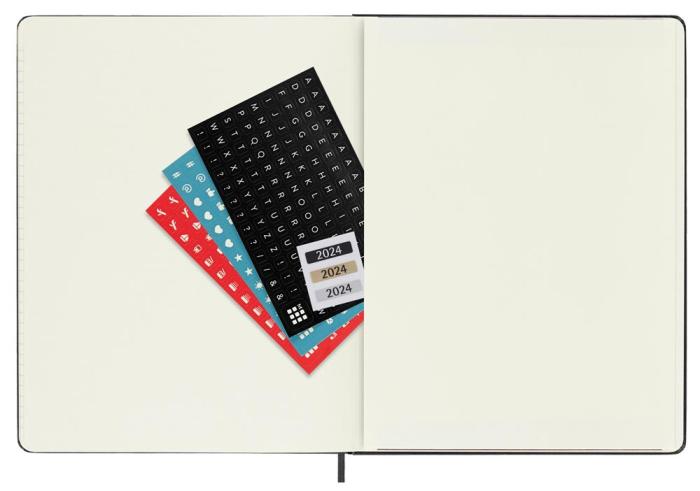 Moleskine Weekly Notebook Black hard XL 2024
