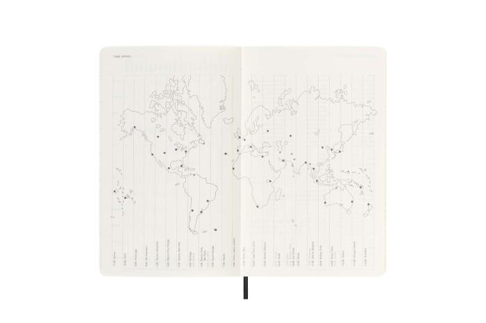 Moleskine Monthly Notebook svart soft large 22/23
