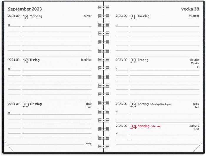 Leader svart skinn 2023