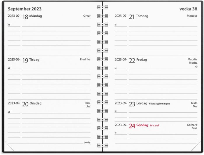 Leader svart plast 2023