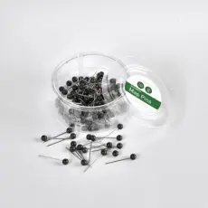 Kartnål svart 100-pack