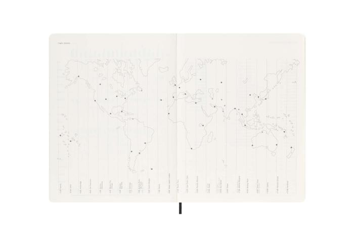 Moleskine Monthly Notebook XL svart soft 22/23