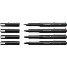 Stabilo driver Fine 0,4mm 4-Pack
