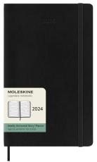 Moleskine Horizontal Weekly Black Soft Large 2024