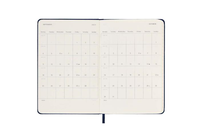 Moleskine Veckokalender Pkt Hard 22/23 Saphire Blue