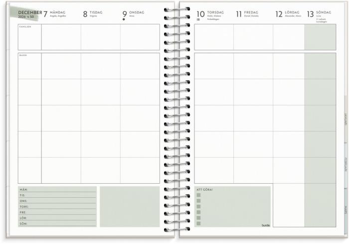 Kalender Life Organizer Family A5 2026-2027