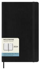Moleskine MonthNote Black Soft Large 2024