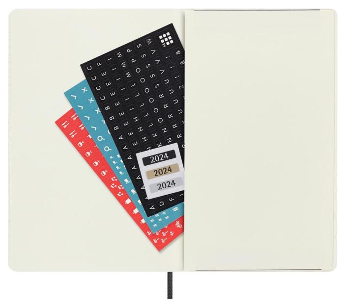 Moleskine MonthNote Black Soft Large 2024