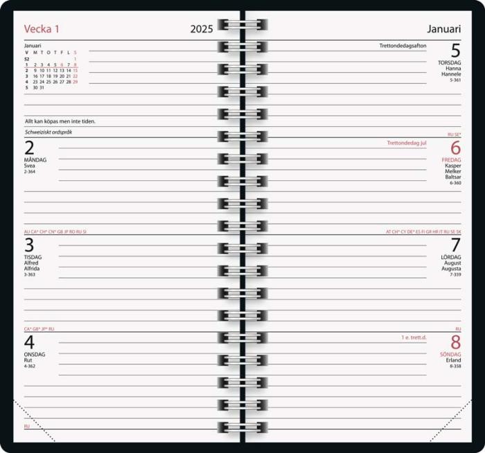 Fickkalender Classic 2025