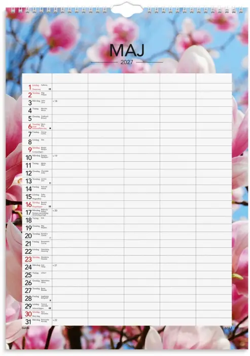 Familjekalender Seasons 2027