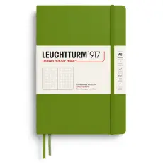 Leuchtturm Notebook A5 hard 251s Moss dotted