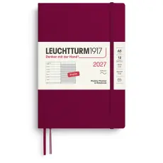 Kalender Leuchtturm1917 A5 vecka/notes Soft Port Red 2027