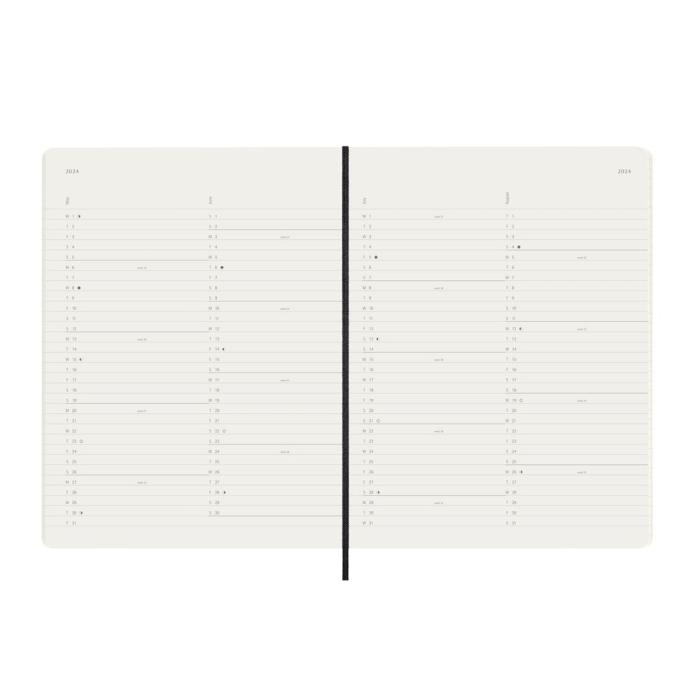 Moleskine MonthNote Black Soft XL 2024